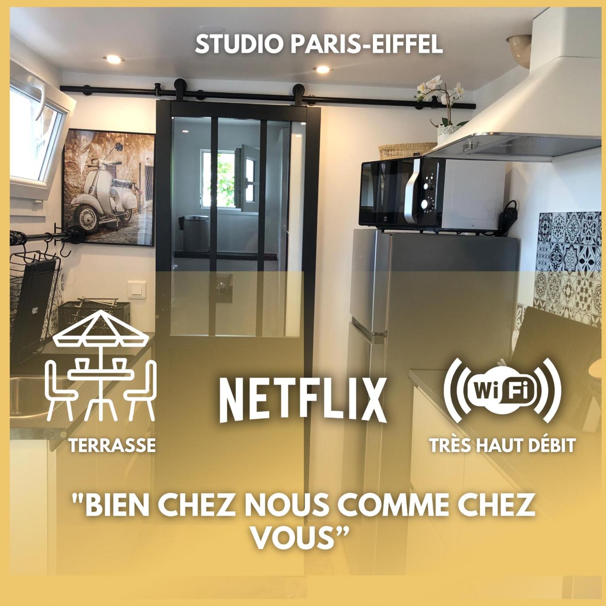 דירות פנטן Paris-Eiffel, Bienvenue -Terrasse -Netflix מראה חיצוני תמונה